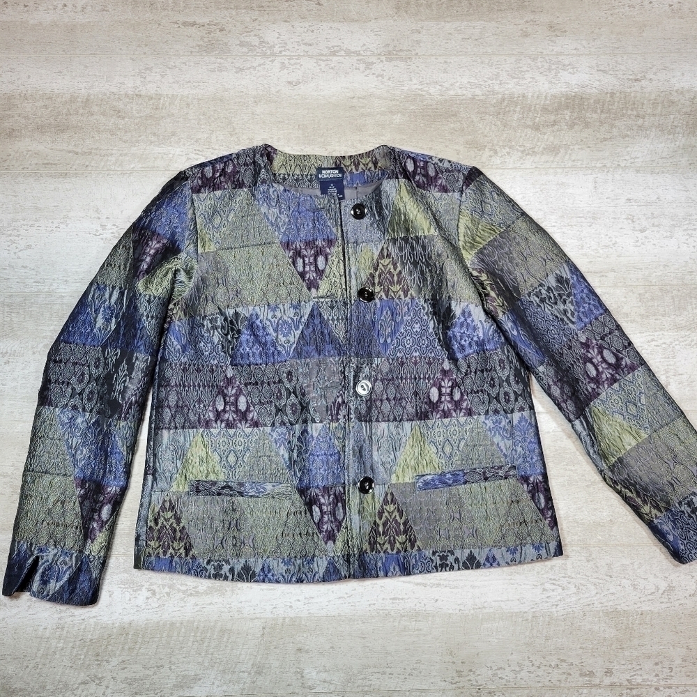 Norton McNaughton Fall Blazer Jacket Size Small